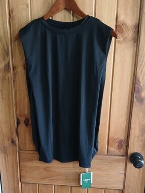 Halara Round Neck Ruched Cool Touch Yoga Tank Top - Small